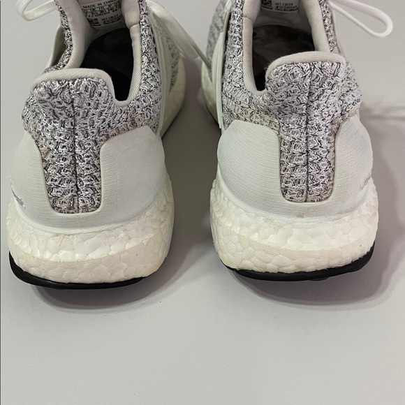 ADIDAS UltraBoost White and Gray Running Shoes sz women’s 7 - Picture 6 of 7
